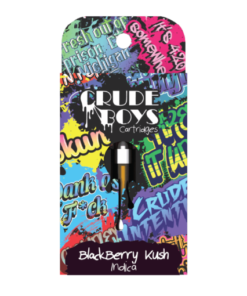 Crude Boys 1g Cartridge – BlackBerry Kush (Indica)