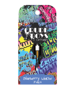 Crude Boys 1g Cartridge – Blueberry Widow (Indica)