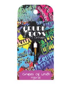 Crude Boys 1g Cartridge – Grapes of Wrath (Hybrid)