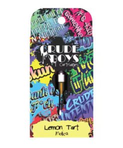 Crude Boys 1g Cartridge – Lemon Tart (Indica)