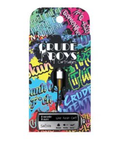 Crude Boys 1g Live Resin Cartridge – Purple Haze (Sativa)